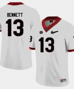 Georgia Bulldogs #13 Stetson Bennett College Football Jersey Limited White