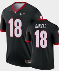 Georgia Bulldogs #18 JT Daniels Black Legend Alternate Jersey