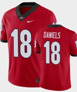 Georgia Bulldogs #18 JT Daniels Red College Football Alumni Player Jersey