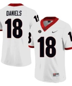Georgia Bulldogs #18 Jt Daniels NCAA College Football Jersey White