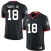 Georgia Bulldogs #18 Xavian Sorey Jr. Game College Football Jersey Black