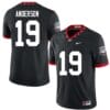 Georgia Bulldogs #19 Adam Anderson Game College Football Jersey Black