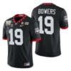 UGA Brock Bowers Jersey #19 3-Times CFP National Champions Black