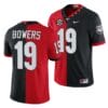 Brock Bowers Jersey #19 Red Black 2021-22 Split Edition Mascot 100th Anniversary
