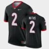 Georgia Bulldogs #2 DWan Mathis Black Legend Alternate Jersey
