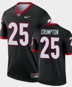 Georgia Bulldogs #25 Ahkil Crumpton Black Legend Alternate Jersey