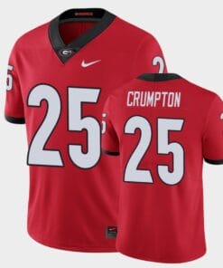 Georgia Bulldogs #25 Ahkil Crumpton Red Limited Jersey