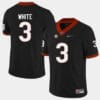 Georgia Bulldogs #3 Zamir White College Football Jersey Limited Black