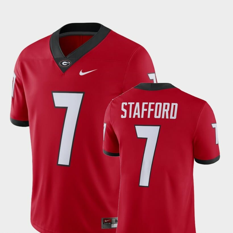 Matthew Stafford UGA Jersey #7 Alumni Football Game Player Red