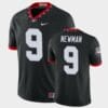 Georgia Bulldogs #9 Jamie Newman Black College Football Alternate Game Jersey