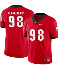 Bulldogs Rodrigo Blankenship Jersey #98 College Football Red