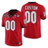 Custom Georgia Bulldogs Jersey 2021-22 CFP National Champions Jersey Red