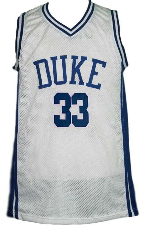 Grant Hill #33 College Basketball Jersey White