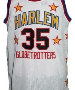 Huber Geese Ausbie #35 Harlem Globetrotters Basketball Jersey White