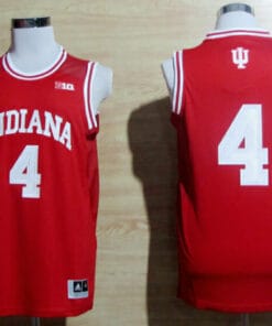 Indiana Hoosiers #4 Victor Oladipo NCAA Basketball Jersey Red