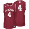 Indiana Hoosiers #4 Victor Oladipo NCAA Basketball Jersey White Red