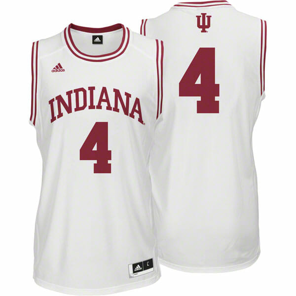 Indiana Hoosiers #4 Victor Oladipo NCAA Basketball Jersey White