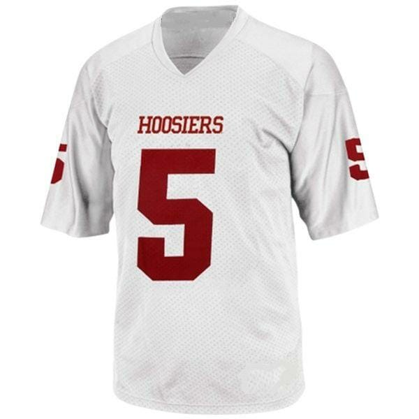 Custom Indiana Football Jersey Name And Number NCAA College White
