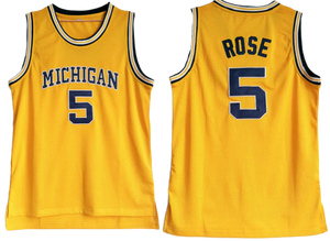 Jalen Rose #5 Michigan Basketball Jersey