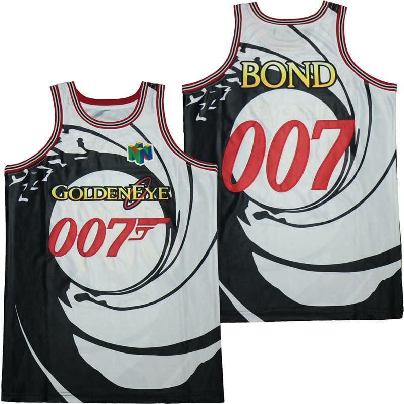 James Bond 007 Goldeneye Basketball Jersey