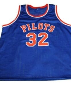 Alternative view of Jason Kidd #32 Pilots High School Basketball Jersey Blue