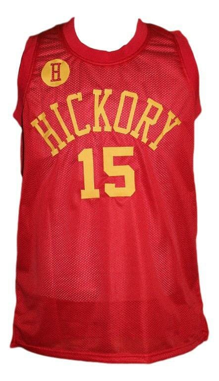 Jimmy Chitwood Hickory Hoosiers Basketball Jersey Red - Image 2