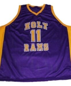 Alternative view of John Wall #11 Holy Rams High School Basketball Jersey Purple