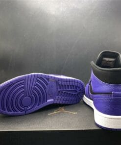 Air Jordan 1 Mid Black Dark Concord