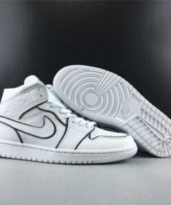 Air Jordan 1 Mid Iridescent Reflective White (W)
