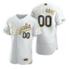 Kansas City Royals Custom White Stitched MLB Flex Base Golden Edition Jersey
