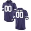 Custom Kansas State Wildcats Jersey Name And Number Football Jersey Purple