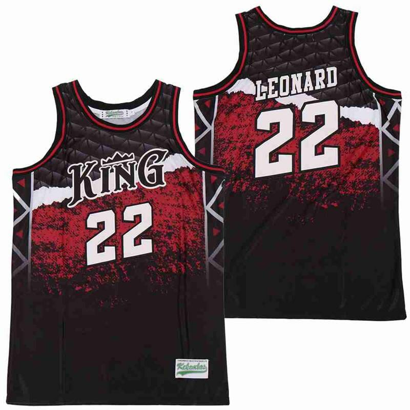 Kawhi Leonard #22 King Movie Basketball Jersey Black