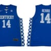 Kentucky Wildcats #14 Herro NCAA Basketball Jersey Blue