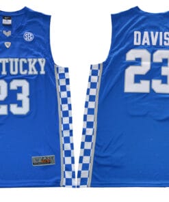 Kentucky Wildcats #23 Davis NCAA Basketball Jersey Blue