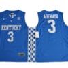 Kentucky Wildcats #3 Edrice Adebayo NCAA Basketball Jersey Blue
