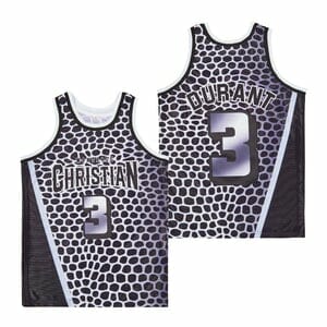 Kevin Durant #3 Montrose Christian High School Alternate Basketball Jersey