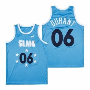 Kevin Durant #6 Slam Magazine Basketball Jersey