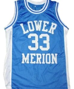 Alternative view of Kobe Bryant #33 Lower Merion High School New Basketball Jersey Blue