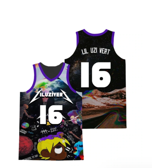 Lil Uzi #16 Basketball Jersey