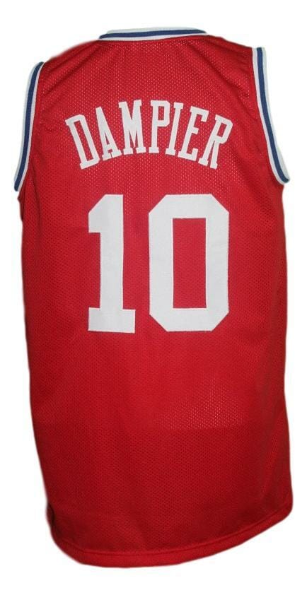 Louis Dampier #10 Aba East All Star Basketball Jersey Red