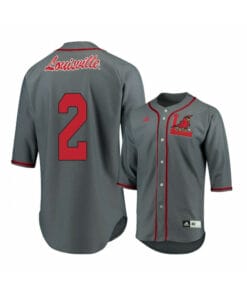 Louisville Cardinals 2 Andrew Benefield Gray Baseball Jersey