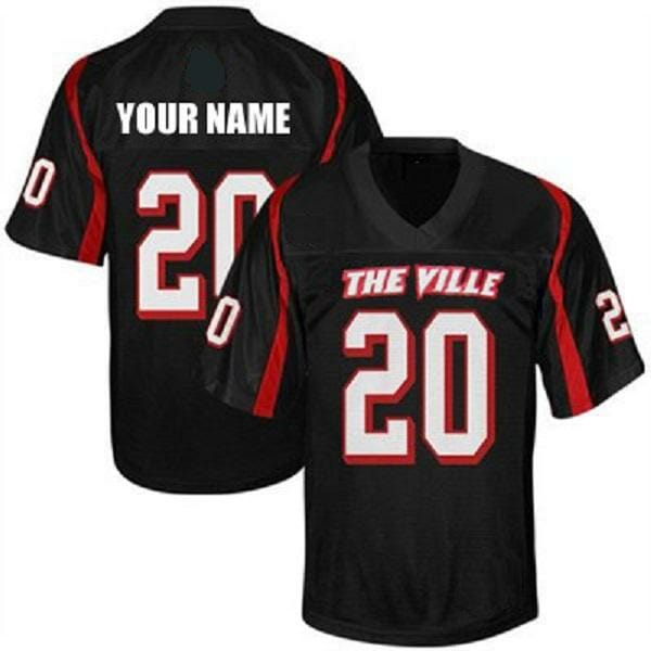 Custom Louisville Football Jersey Name and Number NCAA