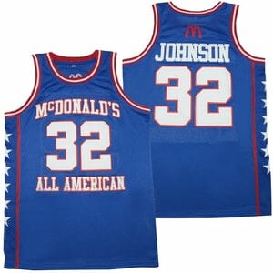 Magic Johnson #32 Mcdonald s All-American Game Basketball Jersey