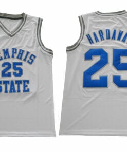 Memphis Tigers #25 Penny Hardaway NCAA Basketball Jersey White