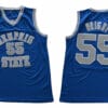 Memphis Tigers #55 Wright NCAA Basketball Jersey Blue