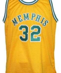 Alternative view of Memphis Tams Retro Aba 1974 Basketball Jersey Yellow