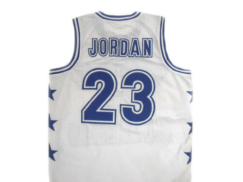 Michael Jordan #23 McDonald's All American Basketball Jersey White