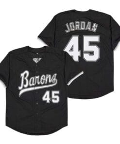 Michael Jordan Mirmingham Barons Baseball Jersey Black