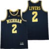 Michigan Wolverines #2 Isaiah Livers College Basketball Jersey