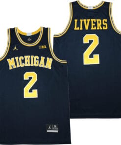 Michigan Wolverines #2 Isaiah Livers College Basketball Jersey